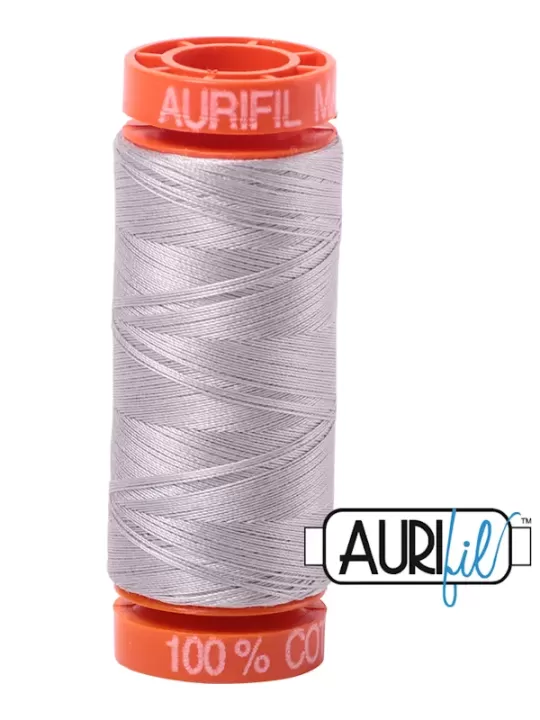 FIL COTON MAKO 50 AURIFIL 6727 Xanadu - Petite bobine de 200 mètres