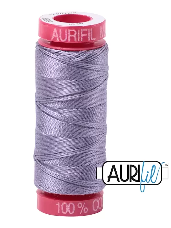 FIL COTON MAKO 12 AURIFIL 6733 Twilight - Petite bobine de 50 mètres