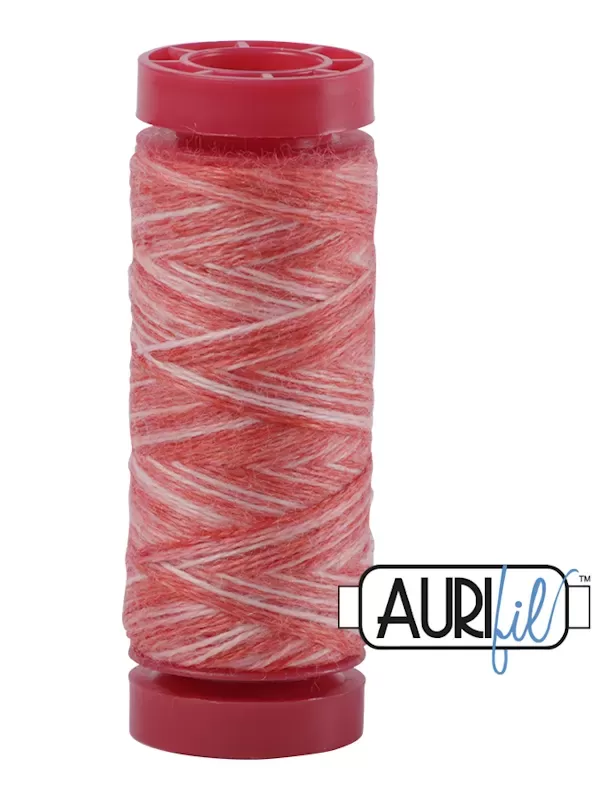 AURIFIL FIL DE LAINE LANA 8003 Strawberry Margarita - Petite bobine de 50 mètres