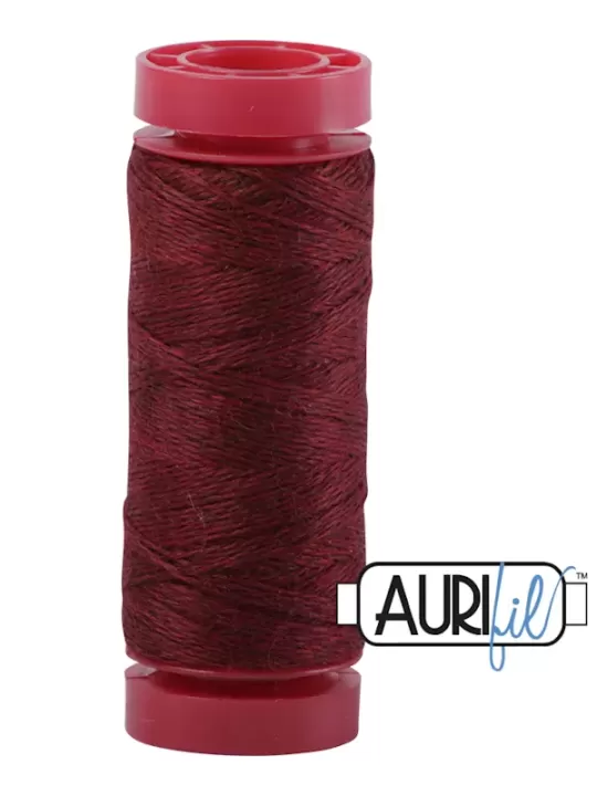 AURIFIL FIL DE LAINE LANA 8089 Cranberry Cocktail - Petite bobine de 50 mètres