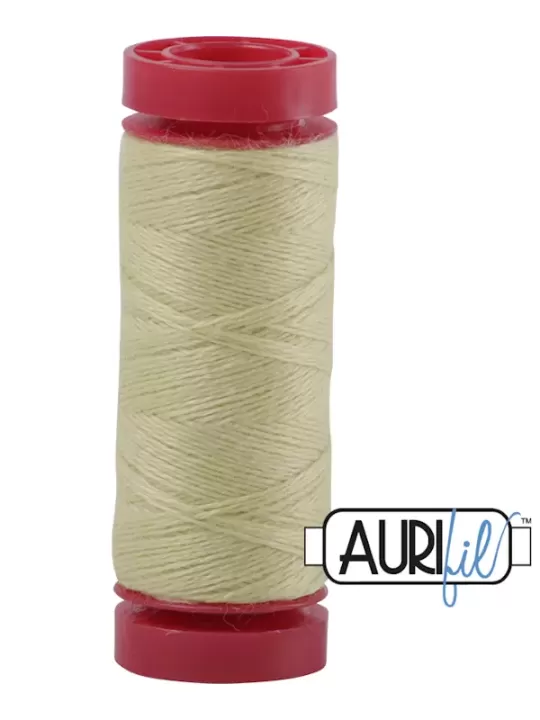 AURIFIL FIL DE LAINE LANA 8112 Pastel Yellow - Petite bobine de 50 mètres