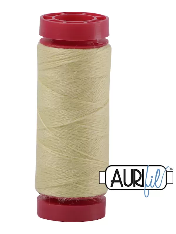 AURIFIL FIL DE LAINE LANA 8115 Light Lemon - Petite bobine de 50 mètres