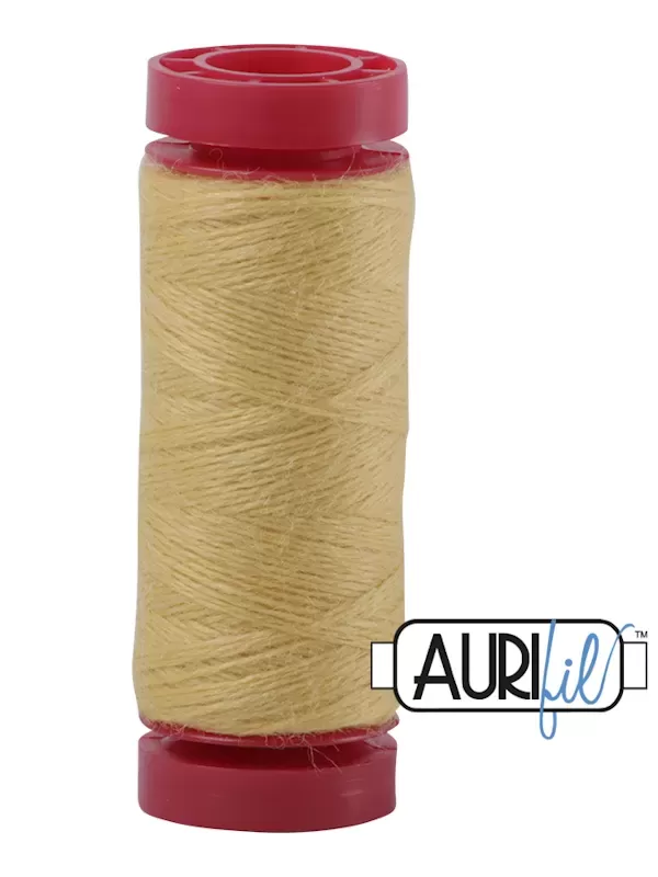 AURIFIL FIL DE LAINE LANA 8130 Butter - Petite bobine de 50 mètres