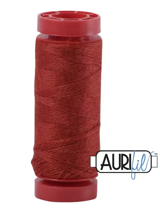 AURIFIL FIL DE LAINE LANA 8248 Rio Red - Petite bobine de 50 mètres