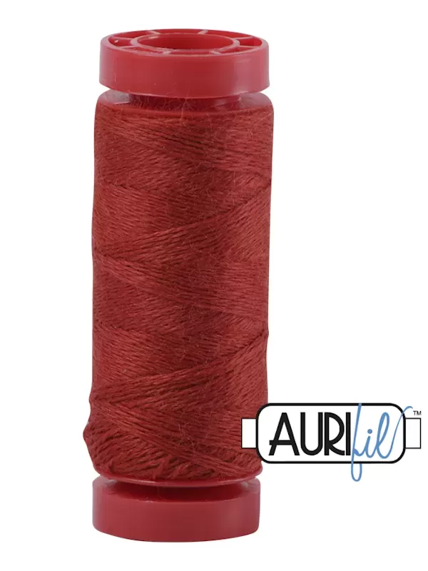 AURIFIL FIL DE LAINE LANA 8248 Rio Red - Petite bobine de 50 mètres