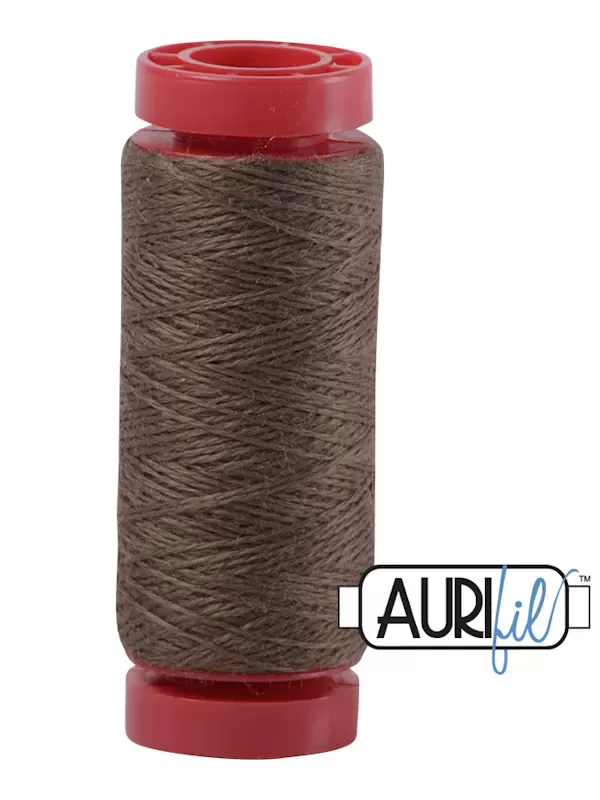 AURIFIL FIL DE LAINE LANA 8320 Jacaranda Brown - Petite bobine de 50 mètres