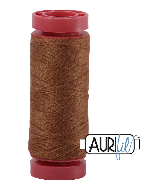 AURIFIL FIL DE LAINE LANA 8330 Mackay Cedar - Petite bobine de 50 mètres