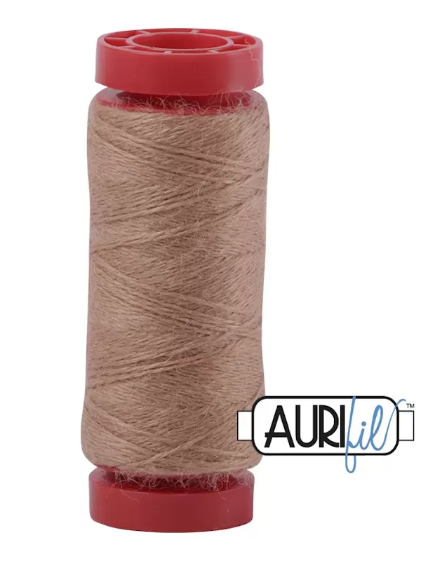 AURIFIL FIL DE LAINE LANA 8333 Honeysuckle Coral - Petite bobine de 50 mètres