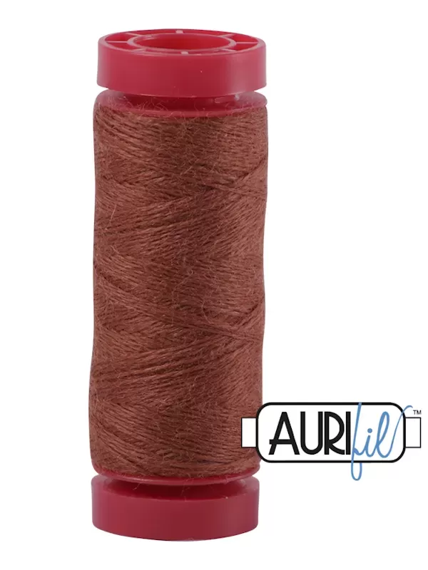 AURIFIL FIL DE LAINE LANA 8334 Cajun Spice - Petite bobine de 50 mètres