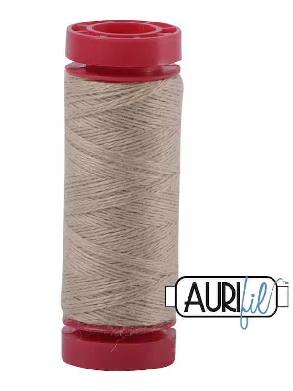 AURIFIL FIL DE LAINE LANA 8343 Plantation Beige - Petite bobine de 50 mètres