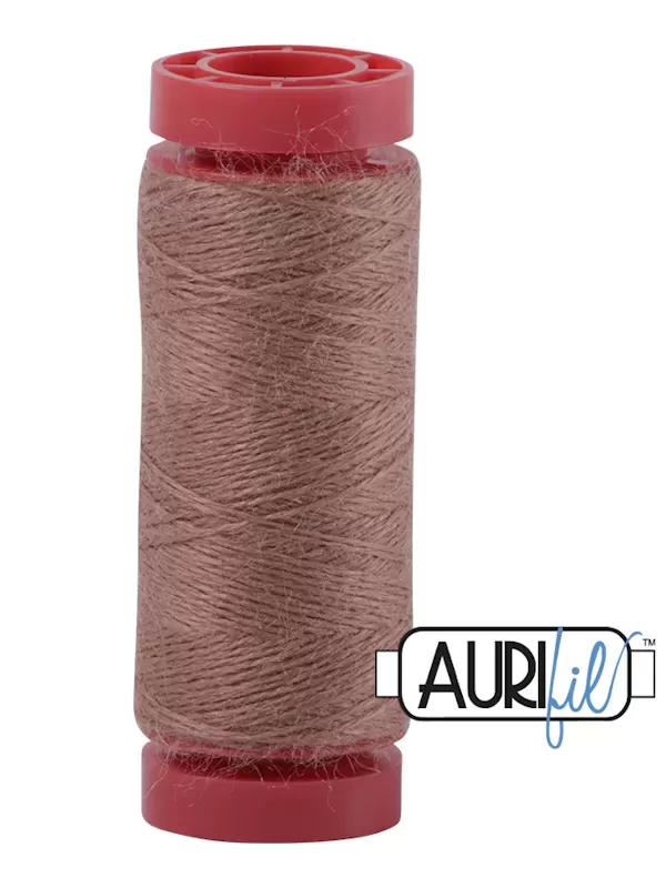 AURIFIL FIL DE LAINE LANA 8344 Parched Earth - Petite bobine de 50 mètres