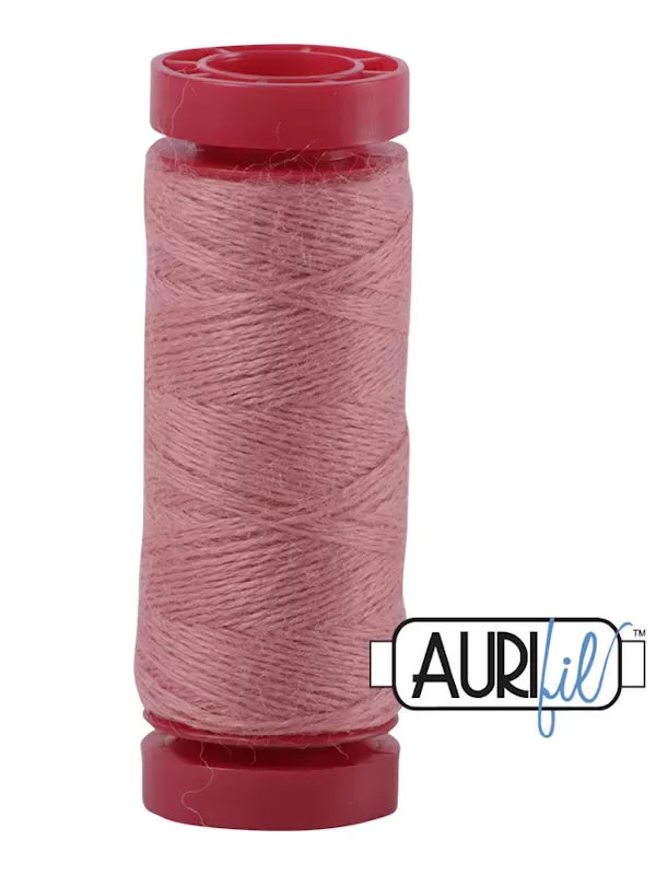 AURIFIL FIL DE LAINE LANA 8401 Rambler Rose - Petite bobine de 50 mètres