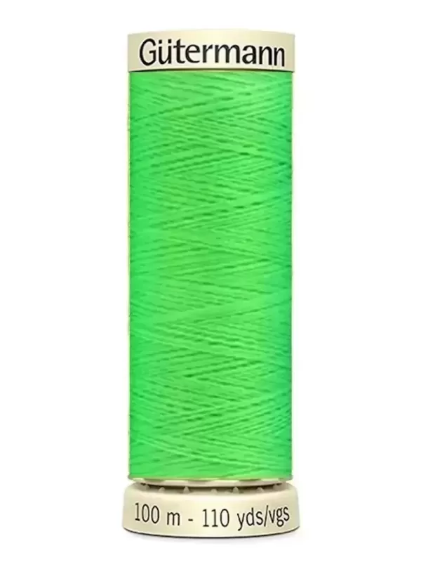 Fil Polyester Pour Tout Coudre Gütermann 3853 Néon Vert - Bobine de 100m