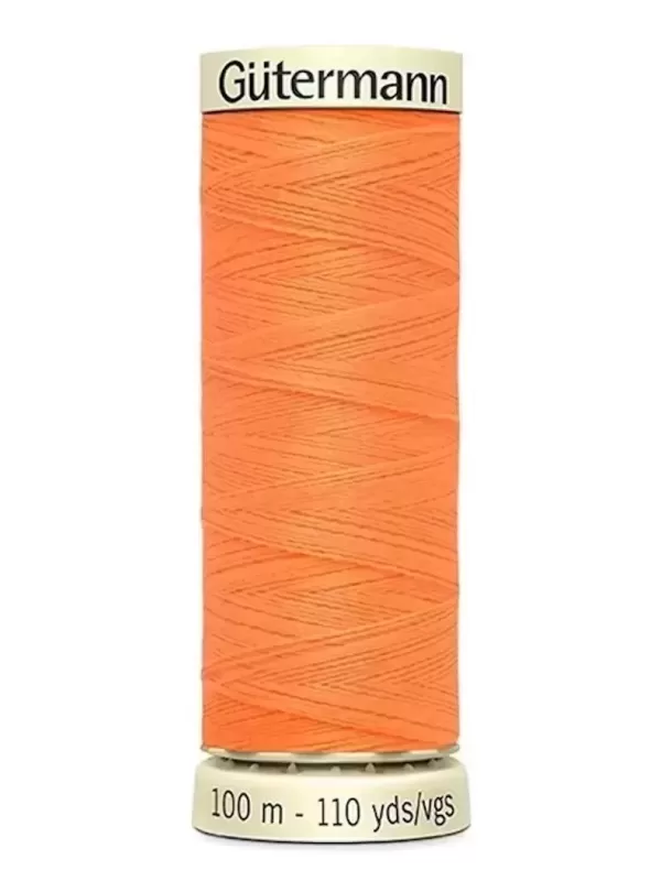 Fil Polyester Pour Tout Coudre Gütermann 3871 Néon Orange - Bobine de 100m