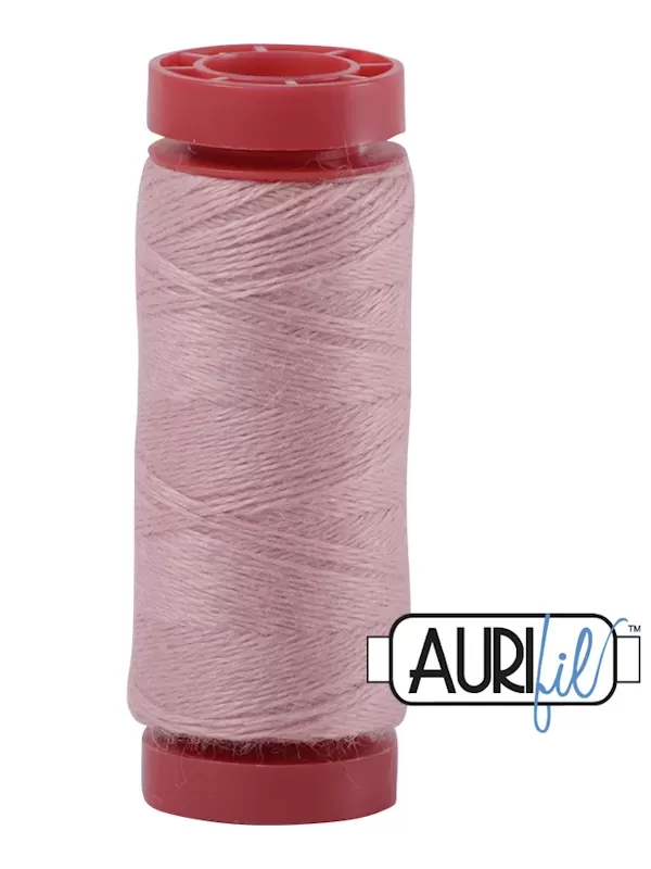 AURIFIL FIL DE LAINE LANA 8425 Cashmere Rose - Petite bobine de 50 mètres