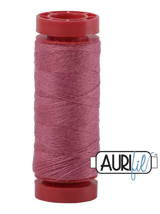 AURIFIL FIL DE LAINE LANA 8431 Pink Gardenia - Petite bobine de 50 mètres