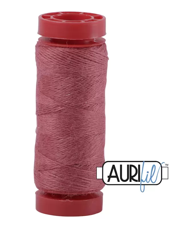 AURIFIL FIL DE LAINE LANA 8433 Red Valerian - Petite bobine de 50 mètres