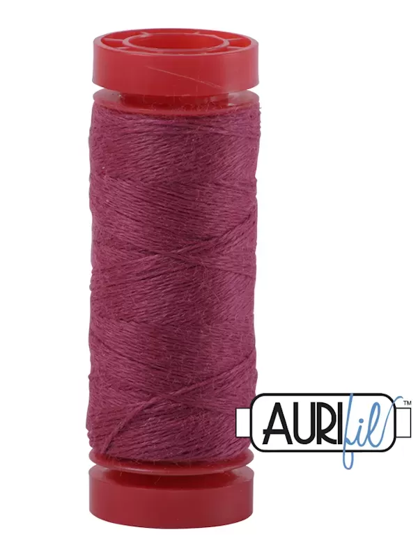 AURIFIL FIL DE LAINE LANA 8442 Velvet Rose - Petite bobine de 50 mètres