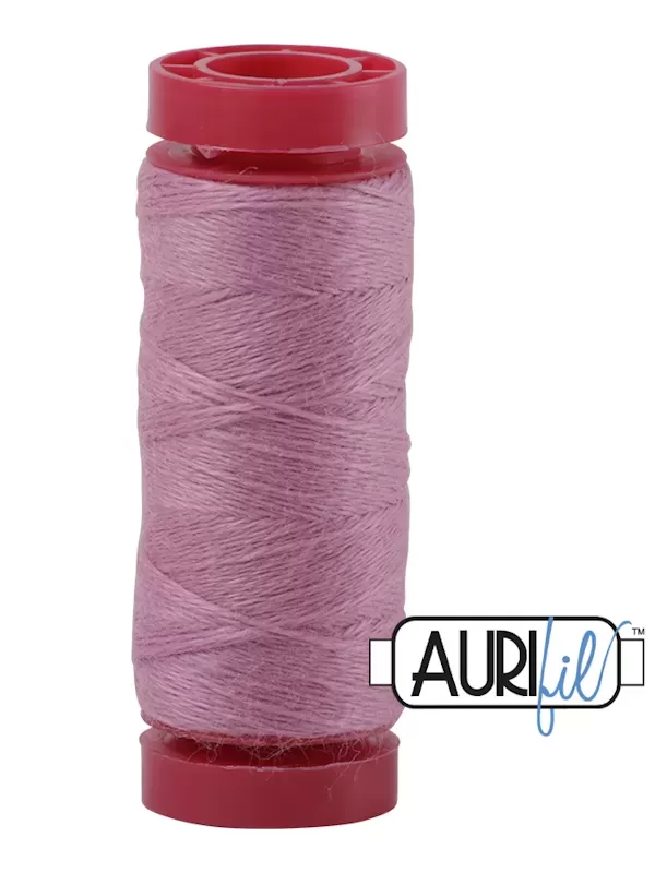 AURIFIL FIL DE LAINE LANA 8464 Floral Plum - Petite bobine de 50 mètres