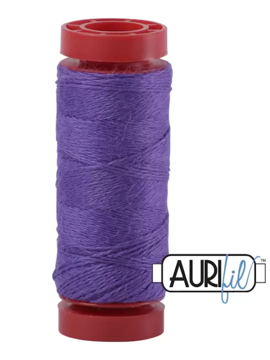 AURIFIL FIL DE LAINE LANA 8520 Super Violet - Petite bobine de 50 mètres