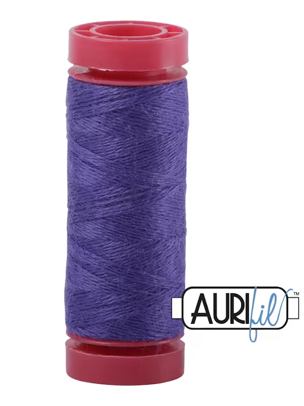 AURIFIL FIL DE LAINE LANA 8526 Planetary Purple - Petite bobine de 50 mètres