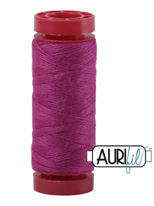 AURIFIL FIL DE LAINE LANA 8530 Magenta - Petite bobine de 50 mètres