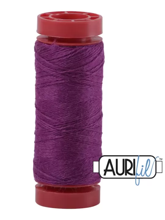 AURIFIL FIL DE LAINE LANA 8540 Magenta Royale - Petite bobine de 50 mètres