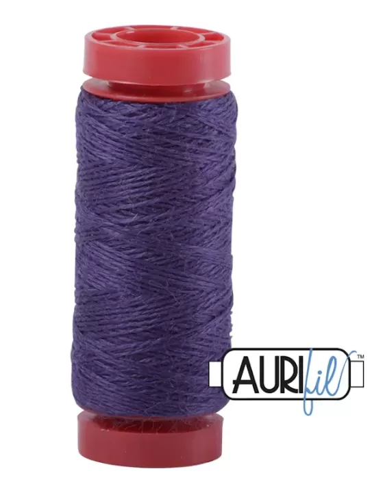 AURIFIL FIL DE LAINE LANA 8550 Purple Spectacle - Petite bobine de 50 mètres