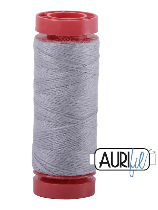 AURIFIL FIL DE LAINE LANA 8608 Vanderbilt Gray - Petite bobine de 50 mètres