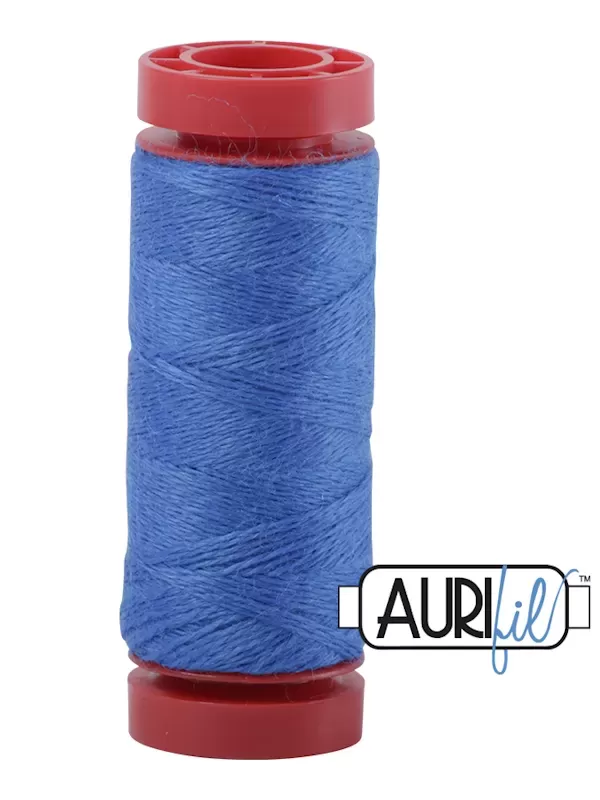 AURIFIL FIL DE LAINE LANA 8740 Electron Blue - Petite bobine de 50 mètres