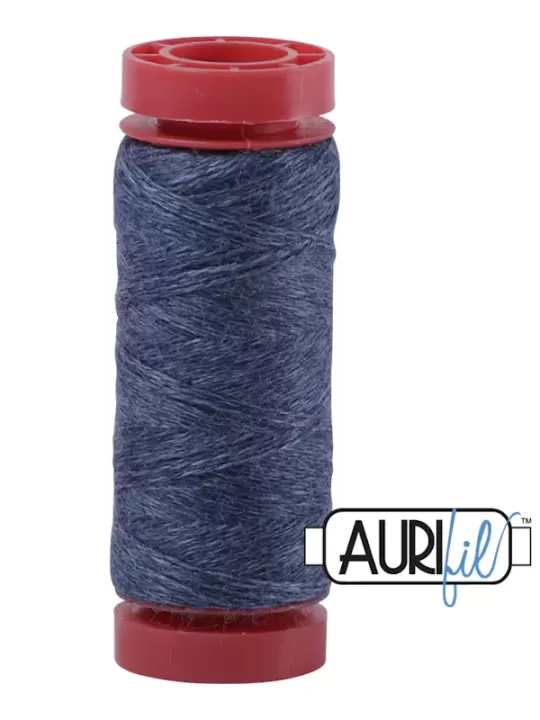 AURIFIL FIL DE LAINE LANA 8780 Night Magic - Petite bobine de 50 mètres