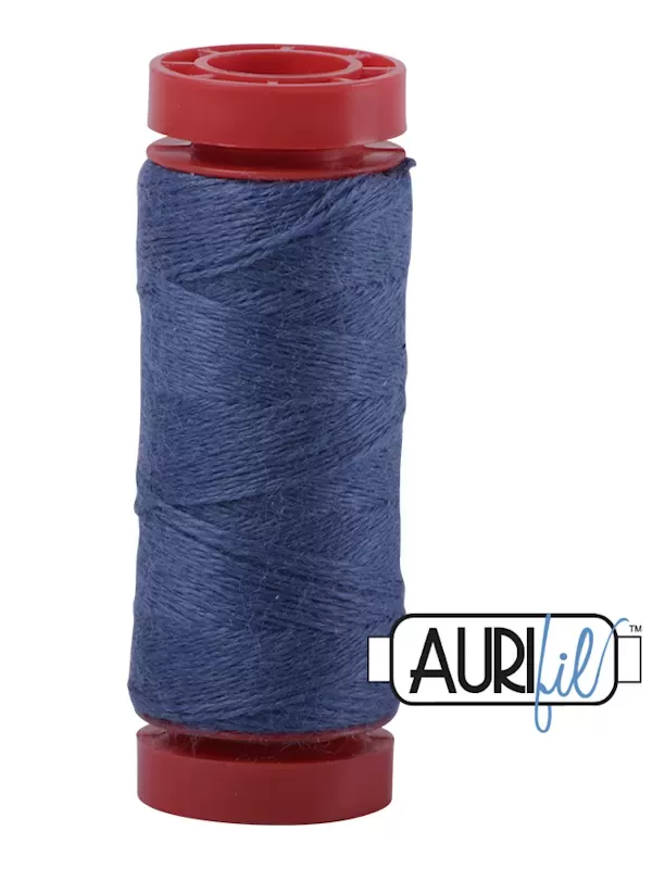 AURIFIL FIL DE LAINE LANA 8782 Voyager Blue - Petite bobine de 50 mètres