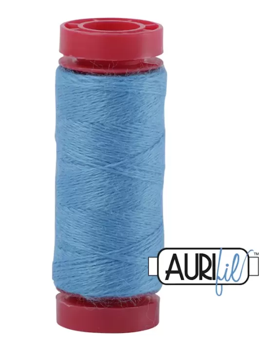 AURIFIL FIL DE LAINE LANA 8810 Marine - Petite bobine de 50 mètres