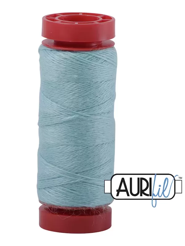 AURIFIL FIL DE LAINE LANA 8823 Aqua Whisper - Petite bobine de 50 mètres