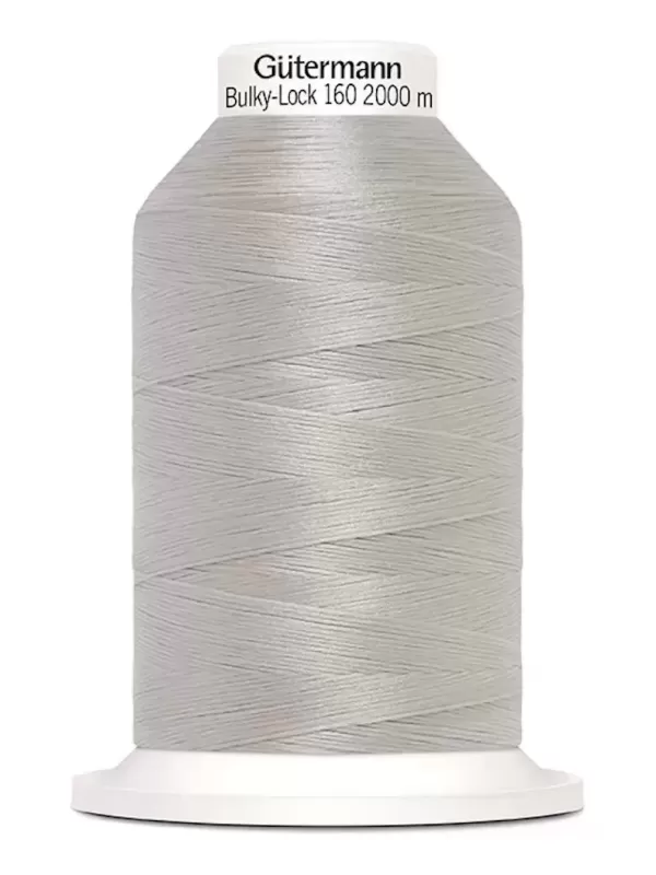 GÜTERMANN FIL MOUSSE BULKY-LOCK 160 2000m 38 Gris perle