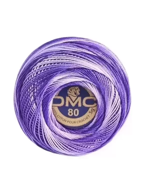 Fil Crochet DMC SPÉCIAL DENTELLES 52 Parfums de violettes ombrés