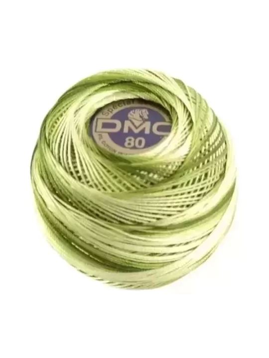 Fil Crochet DMC SPÉCIAL DENTELLES 92 Vert feuillage ombré