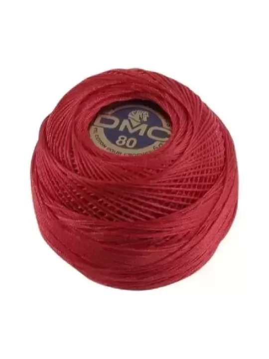 Fil Crochet DMC SPÉCIAL DENTELLES 321 Rouge carmin