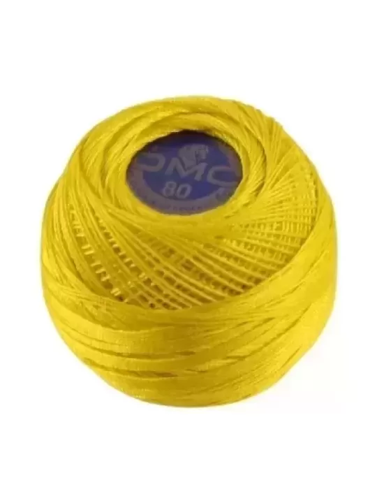 Fil Crochet DMC SPÉCIAL DENTELLES 444 Jaune vif