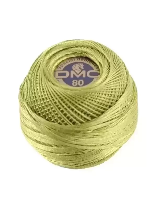 Fil Crochet DMC SPÉCIAL DENTELLES 471 Vert estragon