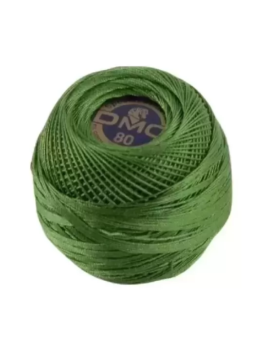 Fil Crochet DMC SPÉCIAL DENTELLES 701 Vert gazon