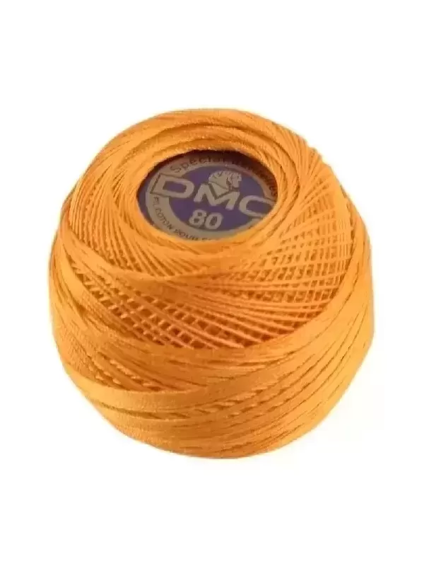 Fil Crochet DMC SPÉCIAL DENTELLES 740 Orange