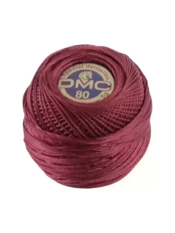 Fil Crochet DMC SPÉCIAL DENTELLES 815 Cerise