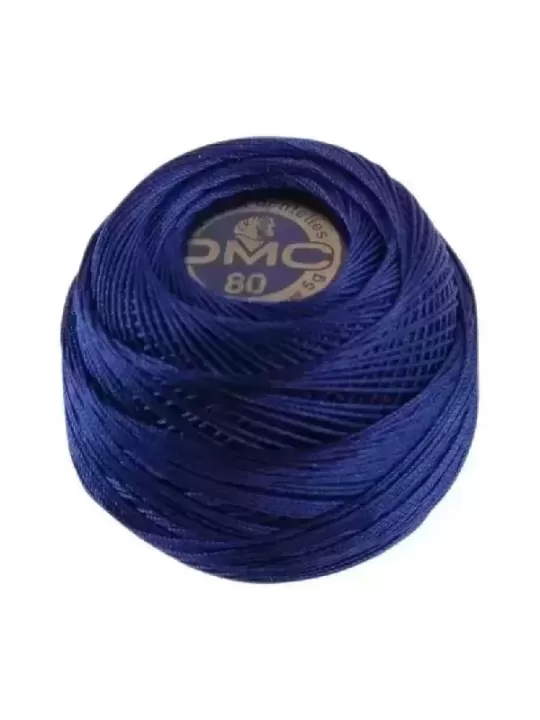 Fil Crochet DMC SPÉCIAL DENTELLES 820 Bleu marine