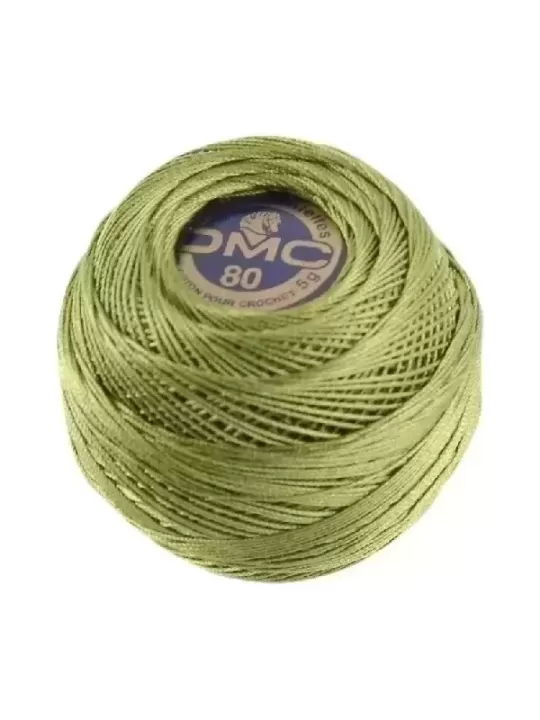 Fil Crochet DMC SPÉCIAL DENTELLES 3347 Vert scarabée