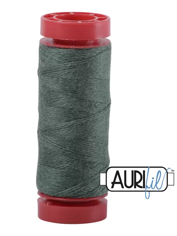 AURIFIL FIL DE LAINE LANA 8948 Olympic Pine Green - Petite bobine de 50 mètres