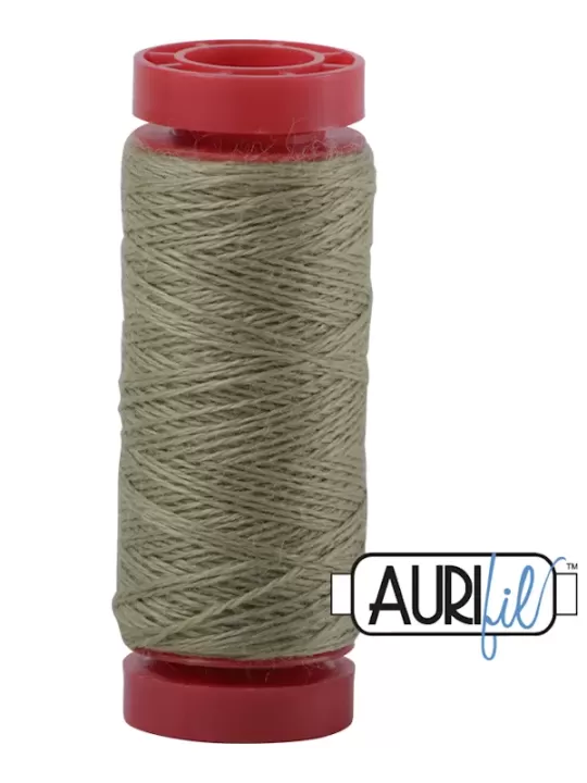 AURIFIL FIL DE LAINE LANA 8955 Antique Pine Green - Petite bobine de 50 mètres