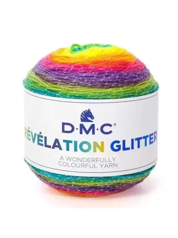 DMC WONDER - Laine RÉVÉLATION GLITTER Coloris 504