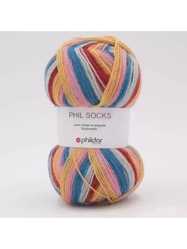 PHILDAR Laine PHIL SOCKS MULTICO Venice