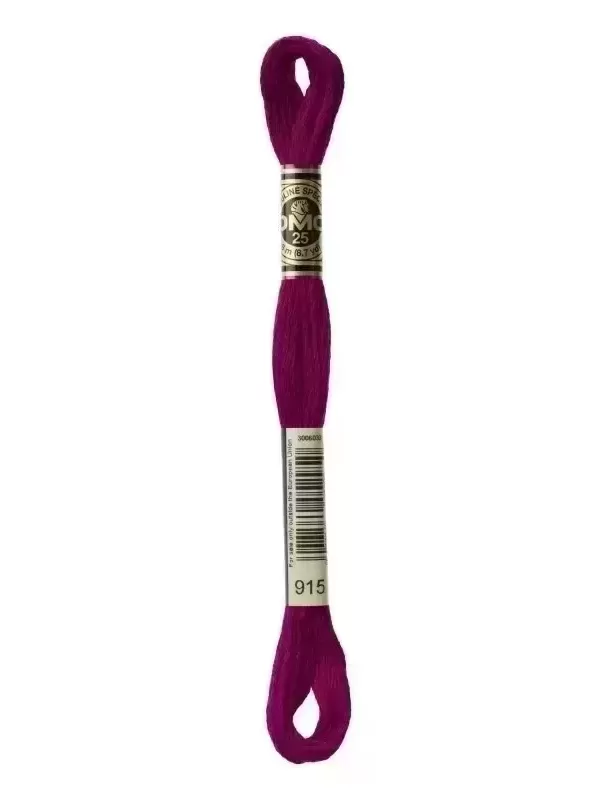 Fil à broder DMC Mouliné Spécial® (Art. 117) 915 Rose magenta foncé